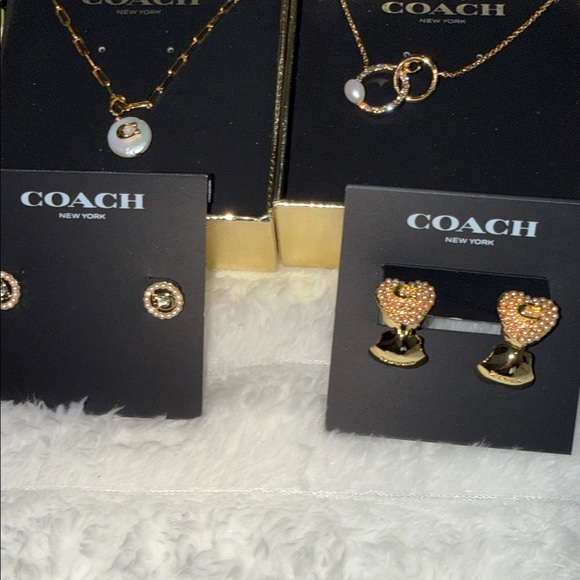 Coach Jewelry Gold &Silver earring ,rings, bracelets , necklaces  your choice - Picture 9 of 11